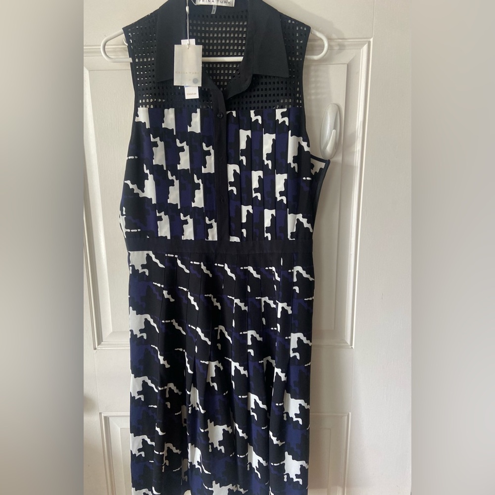 NWT TRINA TURK SILK DRESS 
SIZE 12
